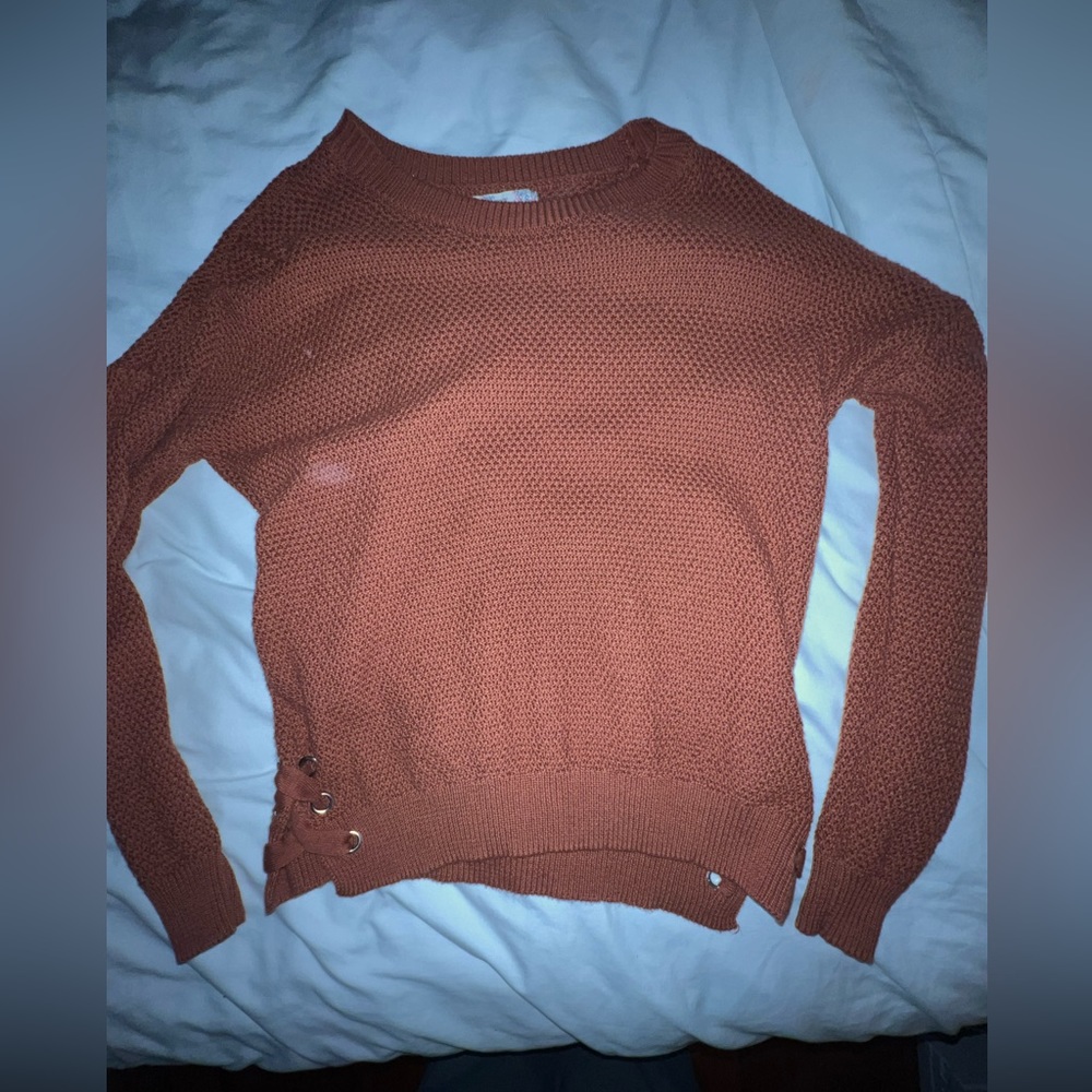 Orange sweater